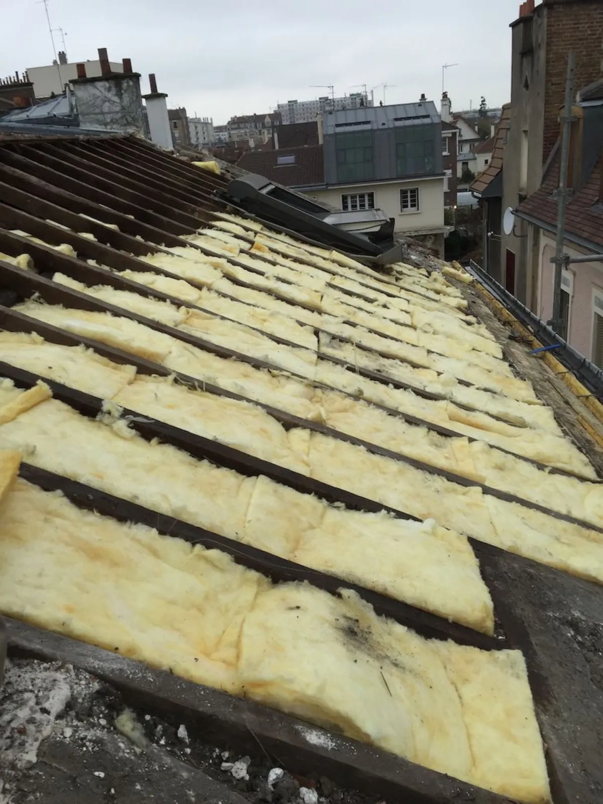 Isolation toiture tuiles Yvelines 78