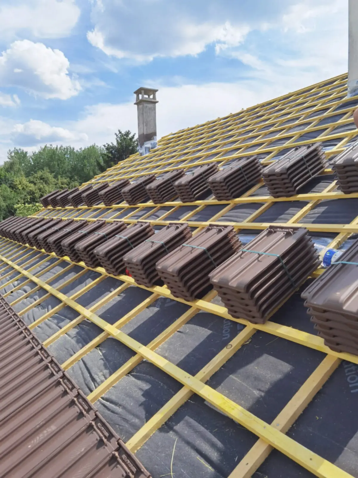 Rénovation toiture tuiles Yvelines 78