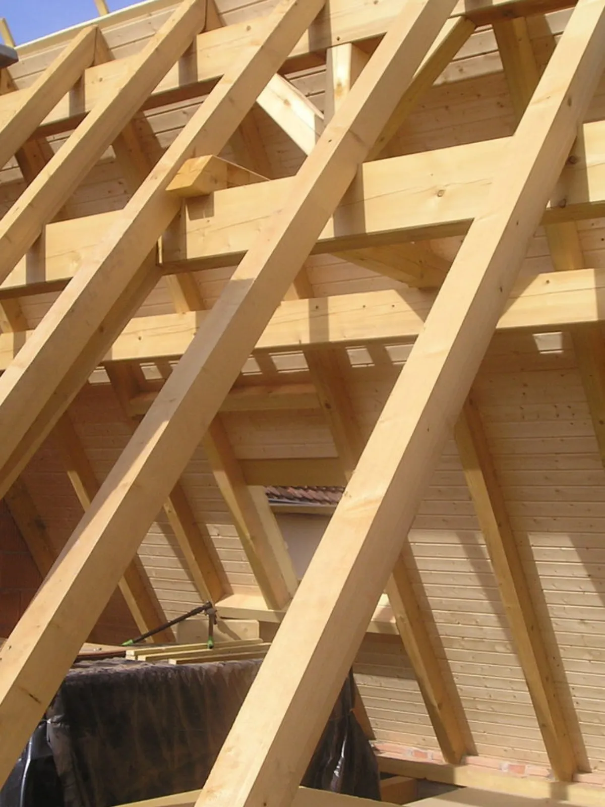 Travaux charpente bois 78